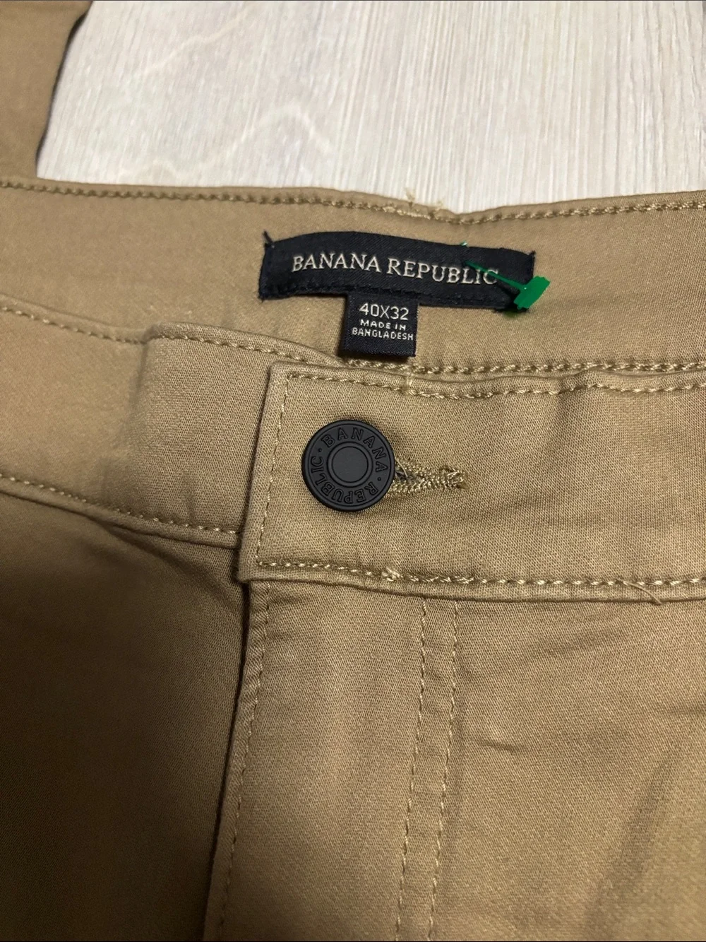 🔥BUNDLESALE Mens 40/32 Banana Republic Straight-Leg Jean Khaki Pants